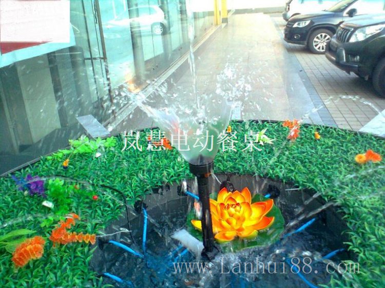 電動餐桌專用噴泉水盆