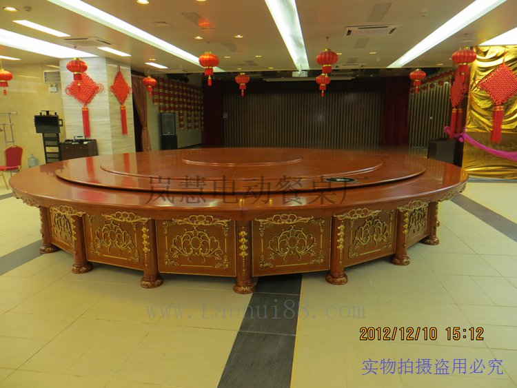 電動圓餐桌旋轉器廠家批發圖